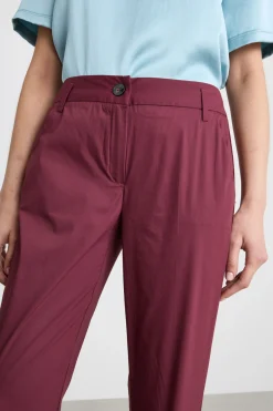 Pantalone chino stretch - Bordeaux