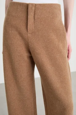 Pantalone cocoon in jersey - Marrone