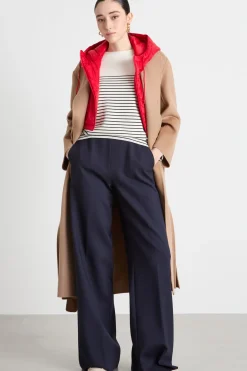 Pantalone con bottoni decorativi - Blu