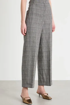 Pantalone con motivo Principe di Galles - Grigio