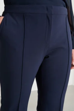 Pantalone con nervature - Blu