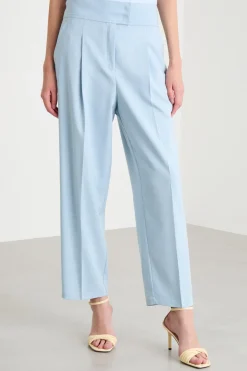 Pantalone con pinces - Azzurro