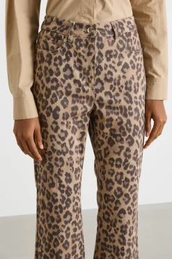 Pantalone con stampa animalier - Animalier