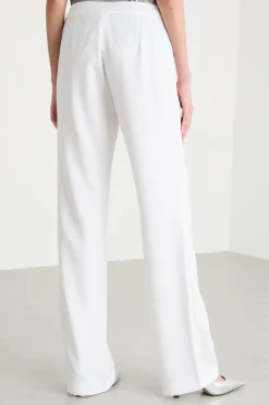 Pantalone con strass - Bianco
