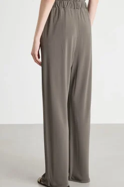 Pantalone con vita elasticizzata - Verde