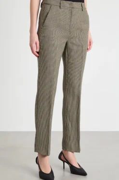 Pantalone cropped - Nero Avorio