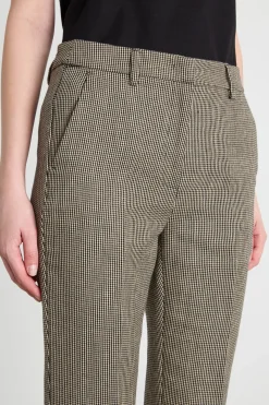 Pantalone cropped - Nero Avorio