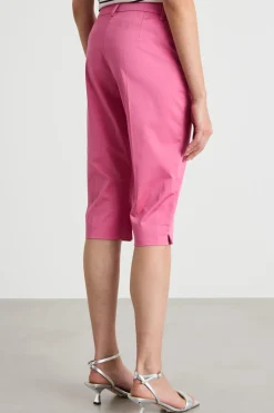Pantalone cropped semi-aderente - Rosa