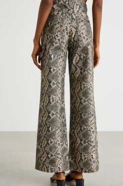 Pantalone dalla linea dritta - Animalier