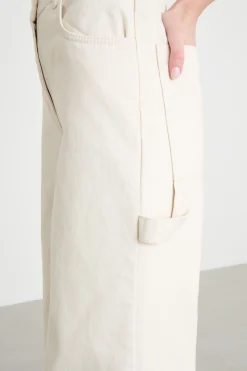 Pantalone dalla linea dritta - Bianco