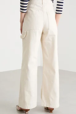 Pantalone dalla linea dritta - Bianco
