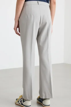 Pantalone dritto cropped - Grigio