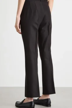 Pantalone dritto cropped - Nero