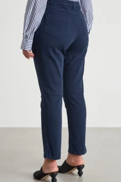 Pantalone in bull stretch - Blu