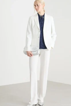 Pantalone in cady - Bianco