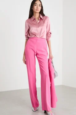 Pantalone in cady - Fuxia