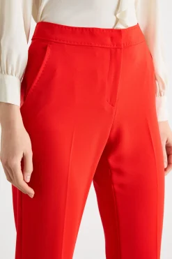 Pantalone in cady - Rosso