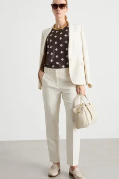 Pantalone in doppia tela - Bianco