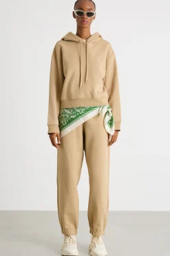 Pantalone in felpa - Cammello