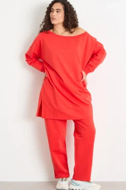 Pantalone in felpa - Rosso