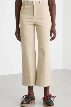 Pantalone in gabardina - Beige