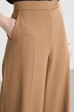 Pantalone in gabardina - Cammello