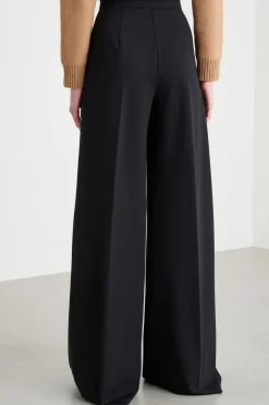 Pantalone in jersey compatto - Nero