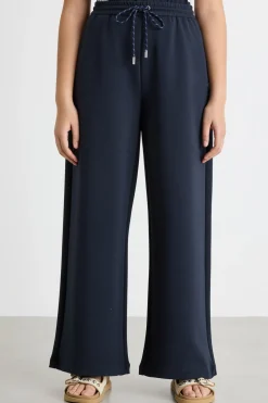 Pantalone in jersey double - Blu