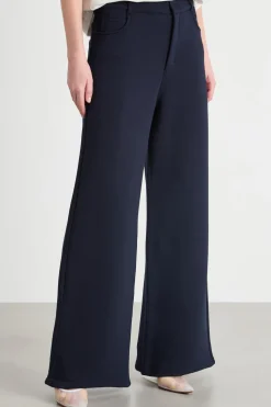 Pantalone in jersey felpa - Blu
