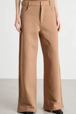 Pantalone in jersey felpa - Cammello
