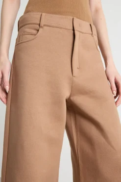 Pantalone in jersey felpa - Cammello