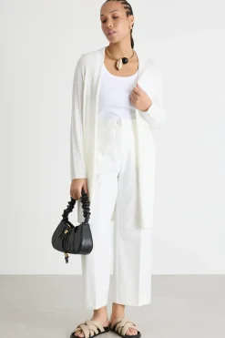 Pantalone in jersey stretch - Bianco