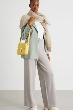 Pantalone in maglia stretch - Grigio