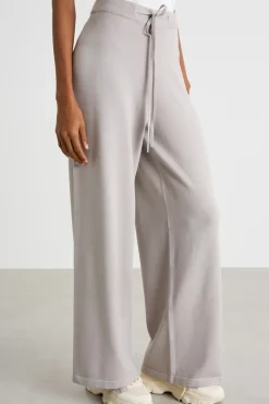 Pantalone in maglia stretch - Grigio