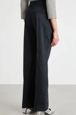 Pantalone in raso - Nero