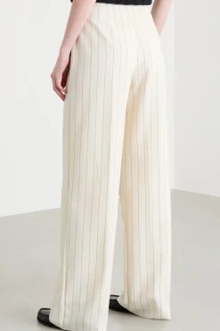 Pantalone in stuoia leggera - Bianco