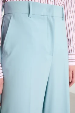 Pantalone in tela - Azzurro