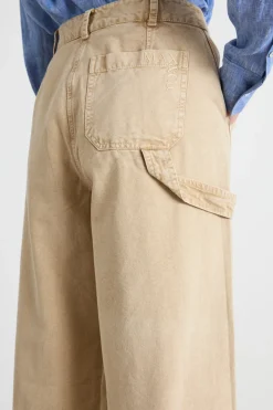 Pantalone in tela - Beige