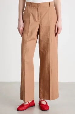 Pantalone in tela - Cammello