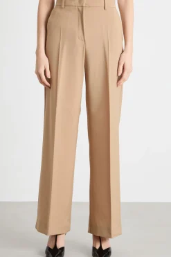 Pantalone in tela - Cammello