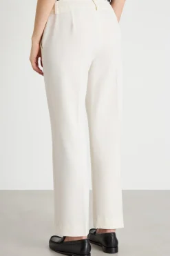 Pantalone in twill tecnico - Bianco