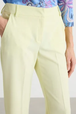 Pantalone in twill tecnico - Giallo