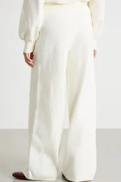 Pantalone jacquard - Bianco