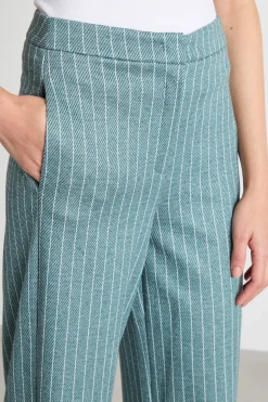 Pantalone jacquard - Verde