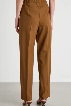 Pantalone jogging con tasche - Marrone