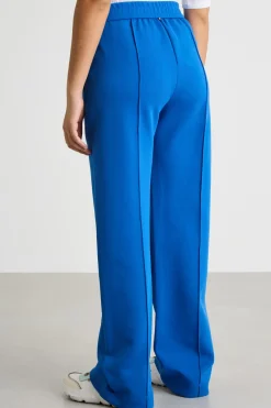 Pantalone jogging in jersey doppio - Blu