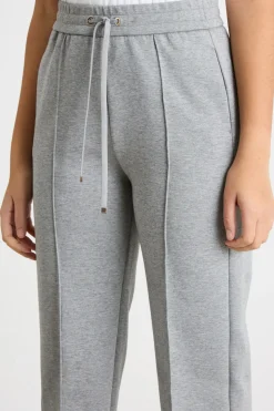 Pantalone jogging in jersey doppio - Grigio