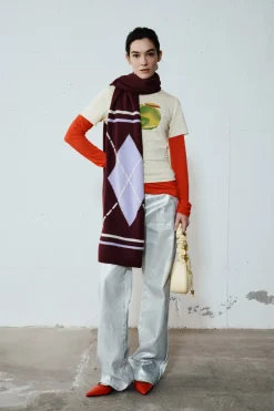 Pantalone laminato - Argento