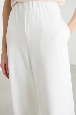 Pantalone morbido in felpa - Bianco