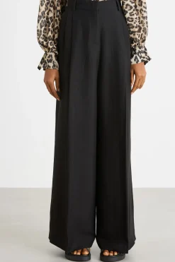 Pantalone palazzo - Nero